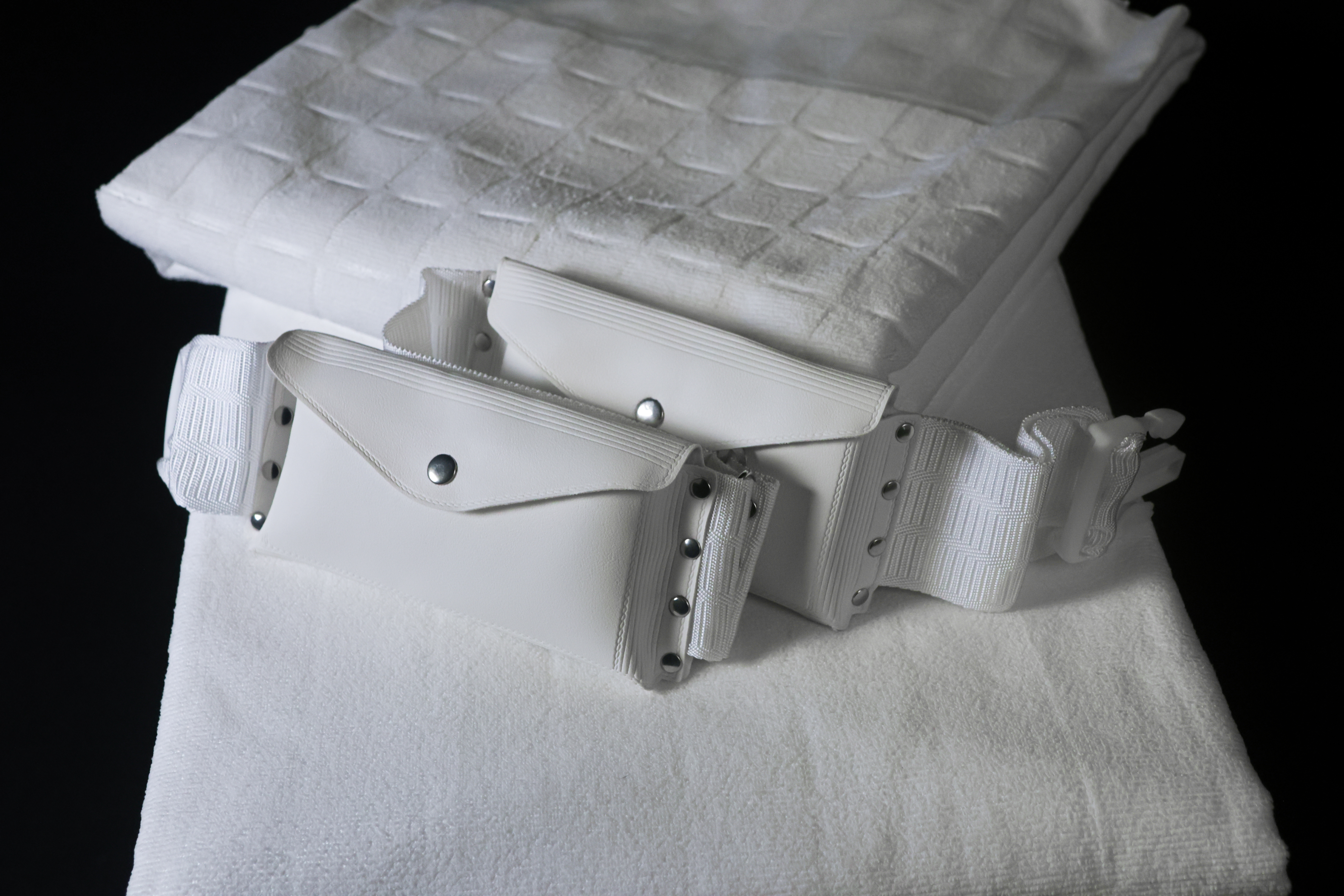 Belt view — dark studio shot